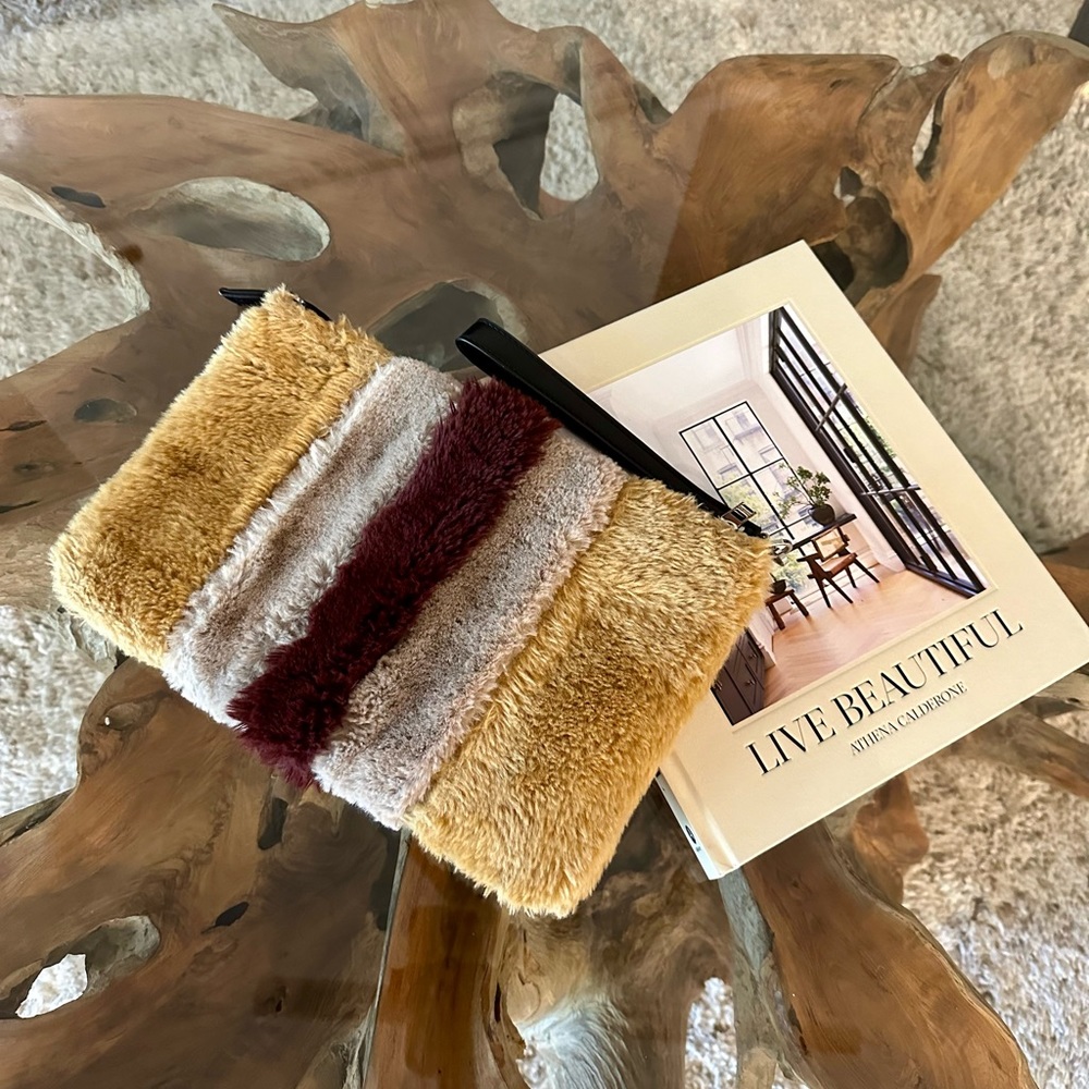 Parfois Faux Fur Clutch/Shoulder Bag - Picture 9 of 14